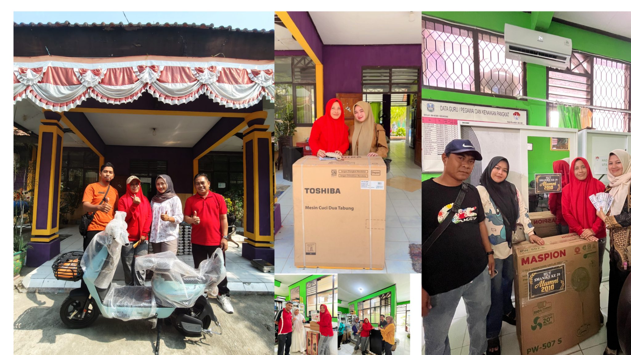 Semarak HUT ke-29 SMAN 1 Kedungdung, Mempererat Silaturahmi dan Menumbuhkan Kepedulian Alumni
